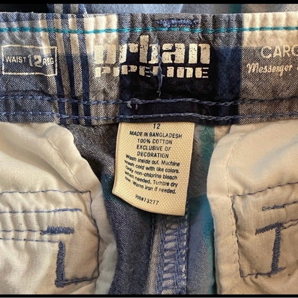 Urban Pipeline Boys Cargo Shorts Size 12 - Picture 3 of 3
